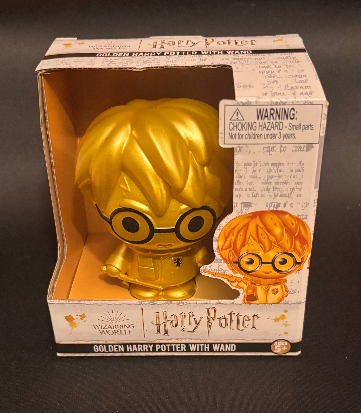 Golden Harry Potter w/ Wand