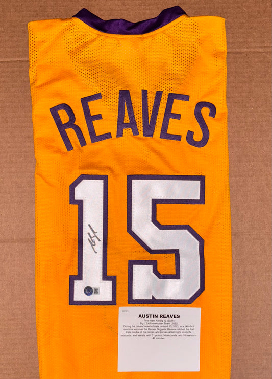 Austin Reeves Signed Custom Jersey