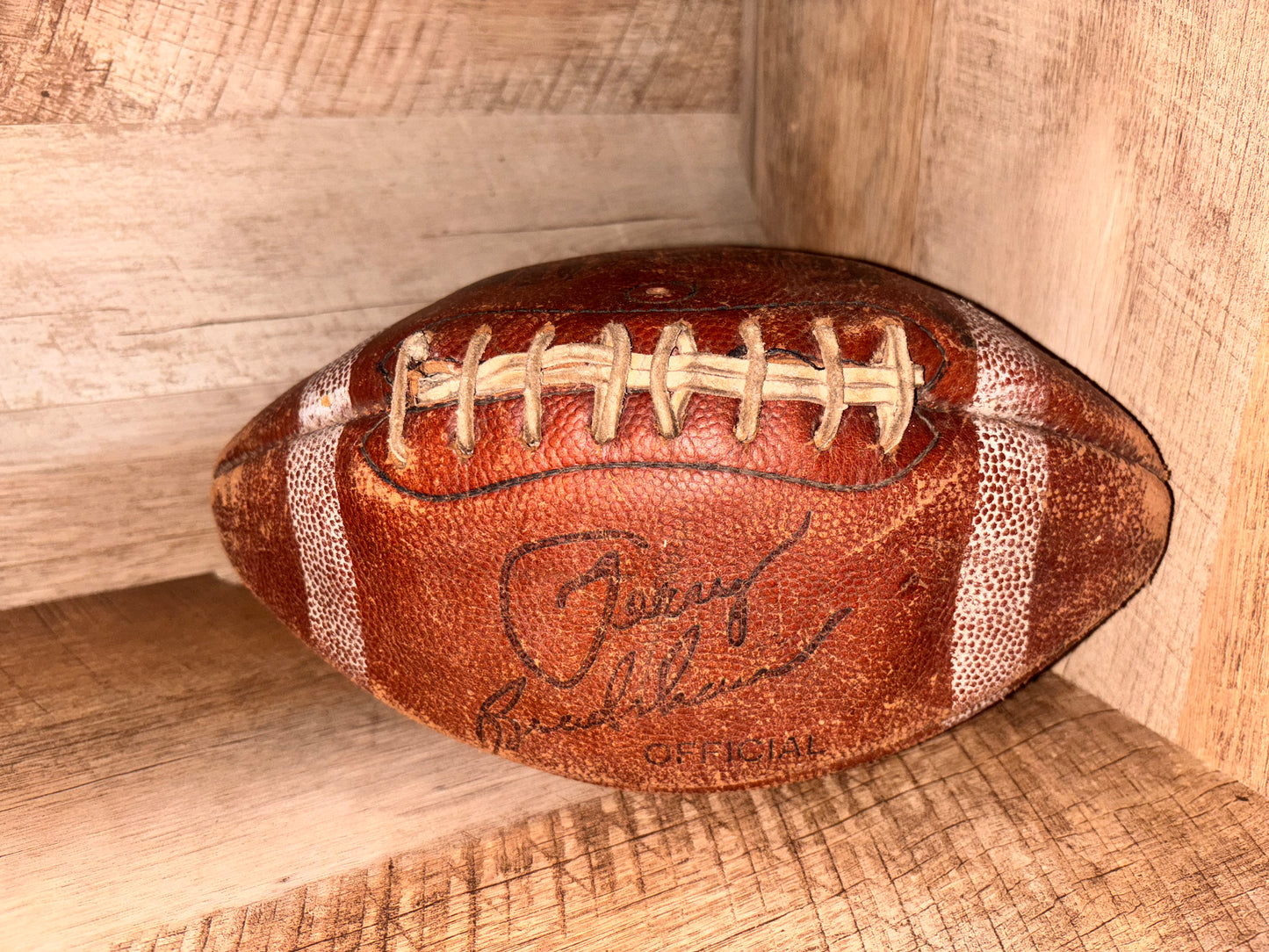 Vintage Terry Bradshaw Facsimile Football